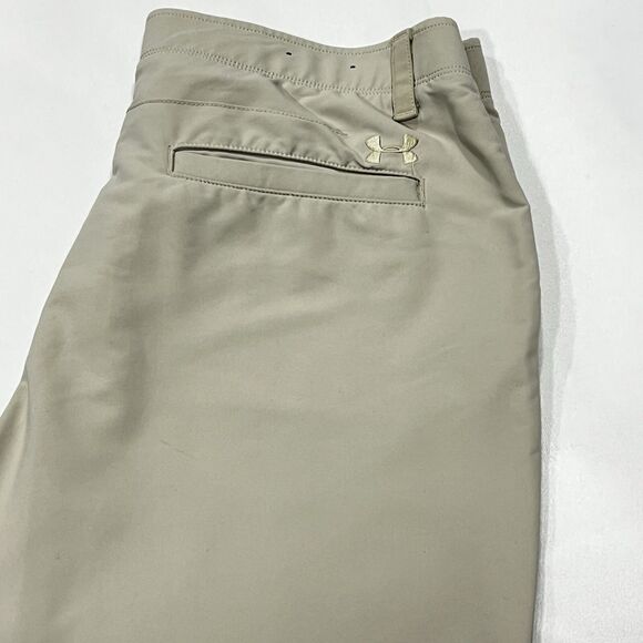 under armour Other - Under Armour Mens Khaki Performance Casual Golf Stretch Pants Sz 38X32 (36X31)